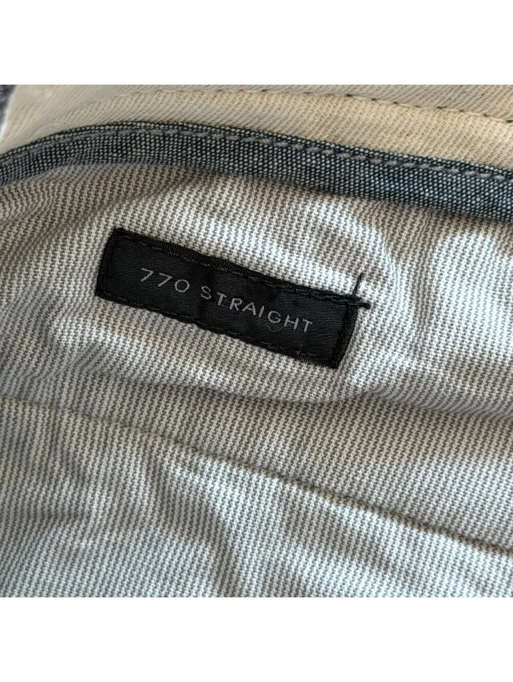 Rare J.Crew 770 Straight Brushed Twill Pants Salt & Pepper Gray Slacks 34x32